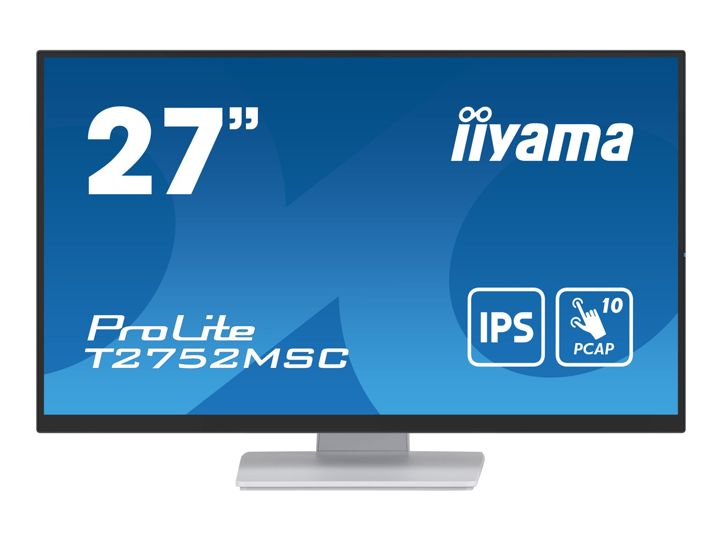 Iiyama ProLite T2752MSC-W1AG 27" IPS Touch Monitor Weiß, Matte