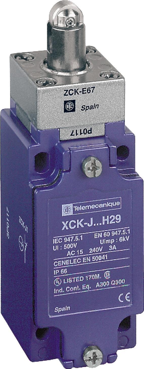 APC Schneider 1 Stück - Schneider Electric Positionsschalter IP66 XCKJ167H29 / 58292