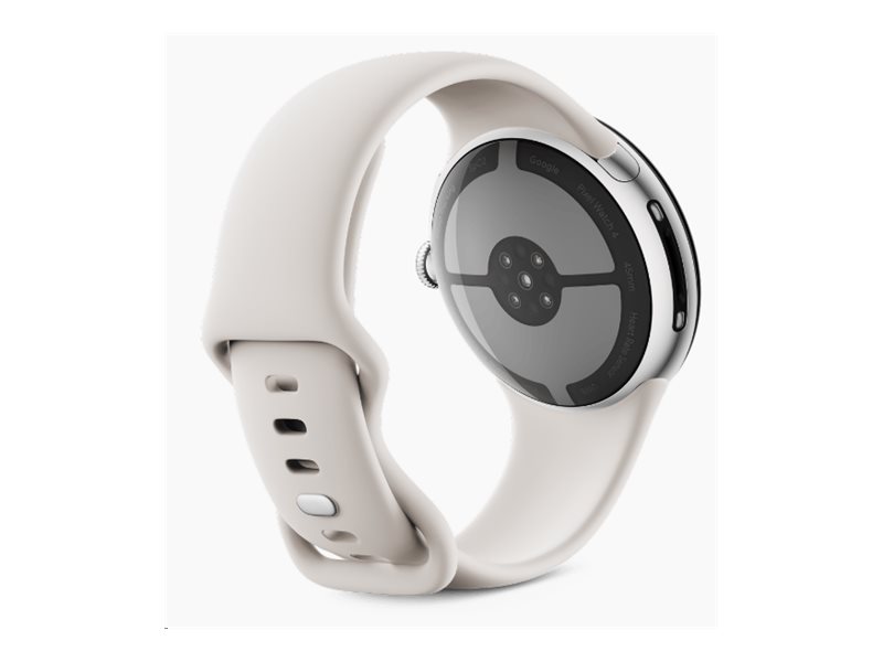 Google Pixel Watch 4 45 mm Aluminium Silber Porzellan