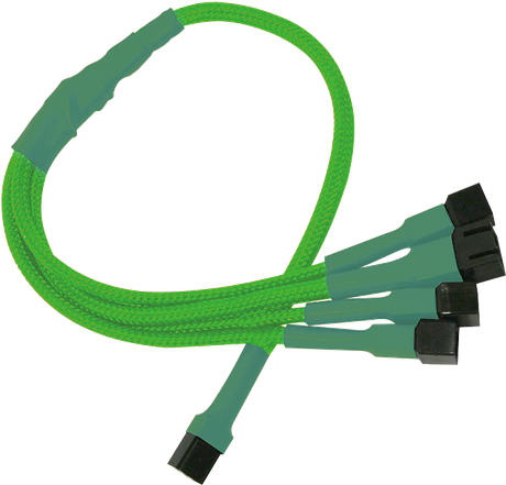 NANOXIA 3-Pin Molex-4x3-Pin Ada.30cm ngn | neon grün