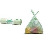 PAPSTAR Kompostbeutel "bioMAT", 10 Liter, grün Material: Folie auf Stärkebasis, industriell kompostierbar - 1 Stück (97000)