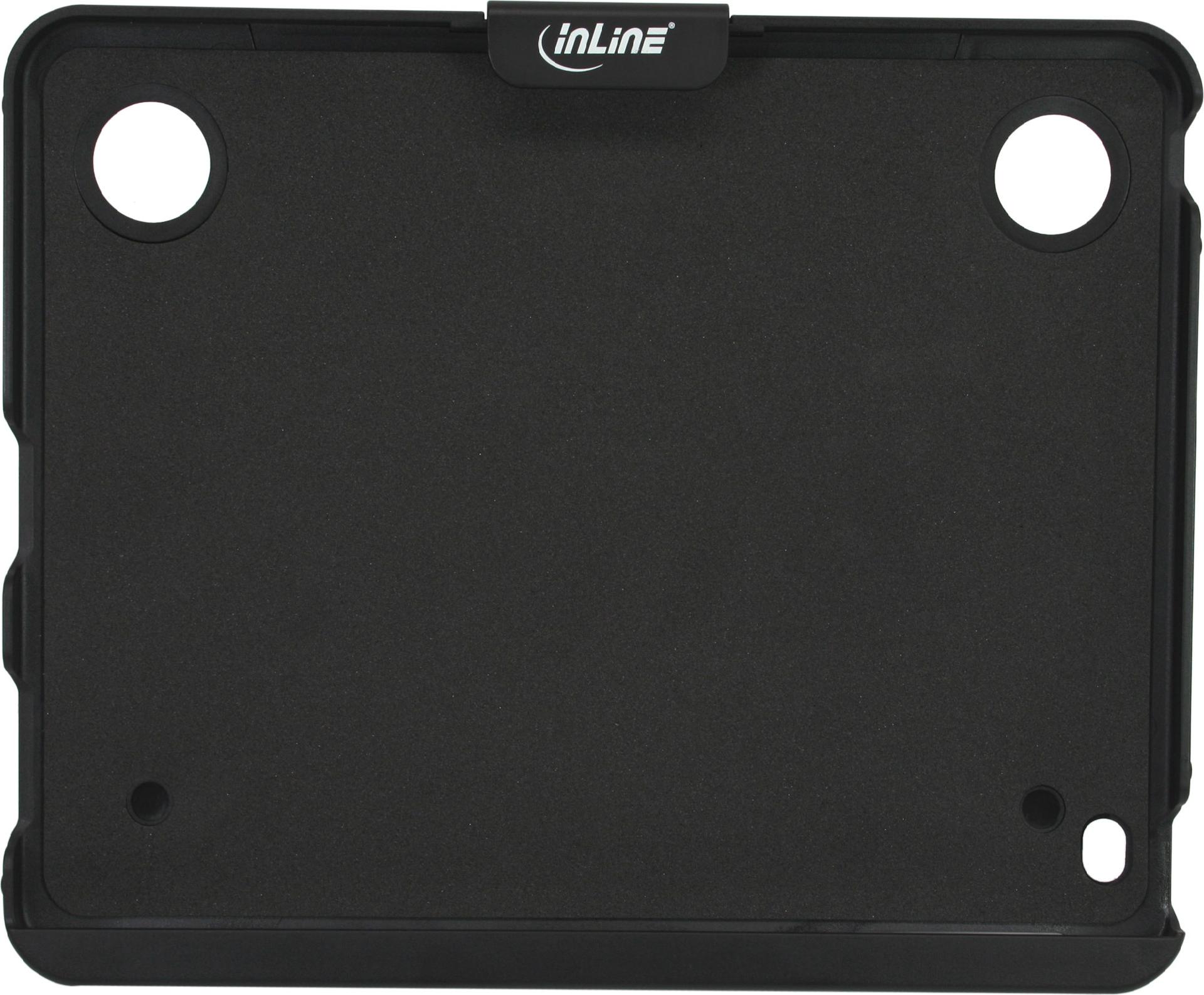 InLine iPad Halter/Case mit Sicherheitsschloss 4,4 mm x 2 m Schwarz