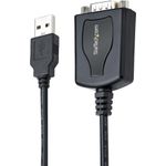 StarTech.com 1m USB auf RS232 Adapter mit COM Speicherung (1P3FPC-USB-SERIAL)