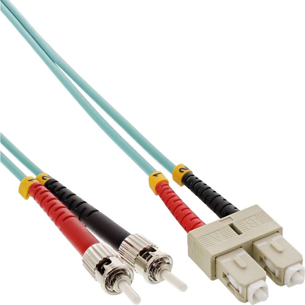 INLINE LWL Duplex Kabel SC/ST 50/125um OM3 20m