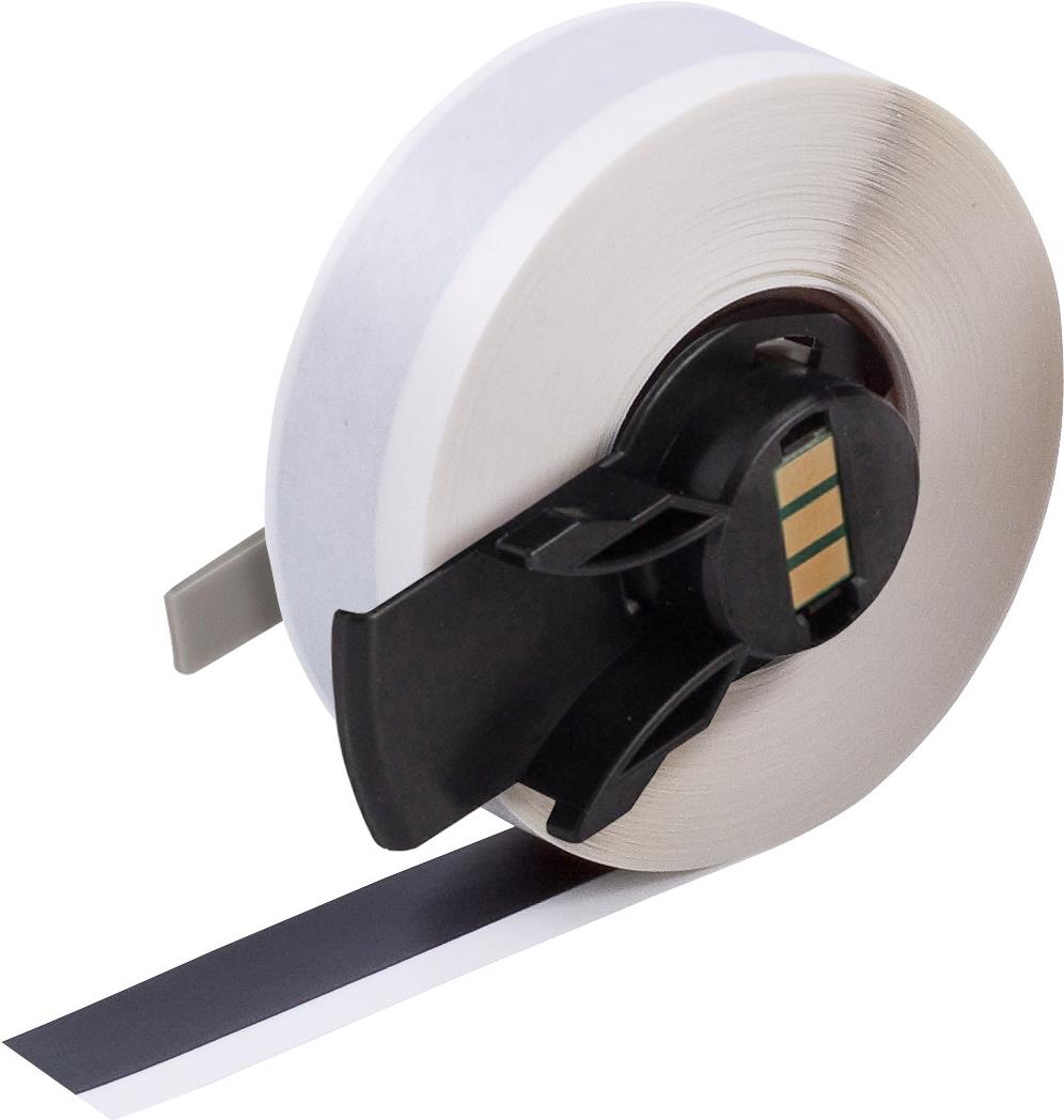 Brady M6C-500-439-BK Schwarz Selbstklebendes Druckeretikett (174364)