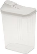 keeeper Schüttdose "paola", 0,5 Liter, weiß / transparent sauberes Ausschütten durch stufenlos verstellbaren - 1 Stück (1048410000000)