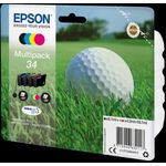 Epson 34 4er-Pack Schwarz, Gelb, Cyan, Magenta (C13T34664010)
