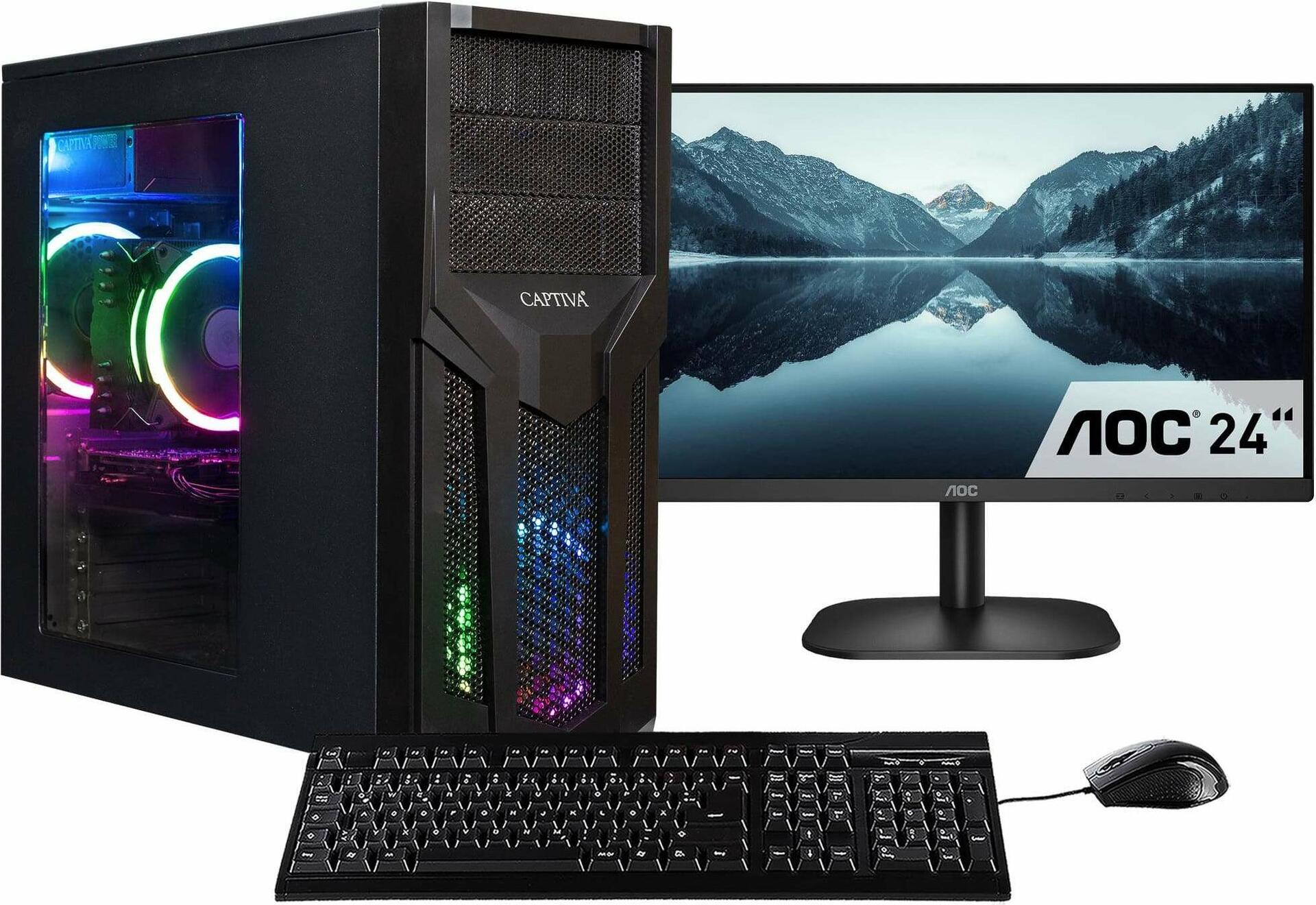 CAPTIVA Power Starter R80-026 TFT Bundle AMD Ryzen™ 7 32 GB DDR4-SDRAM 1 TB SSD (80026)