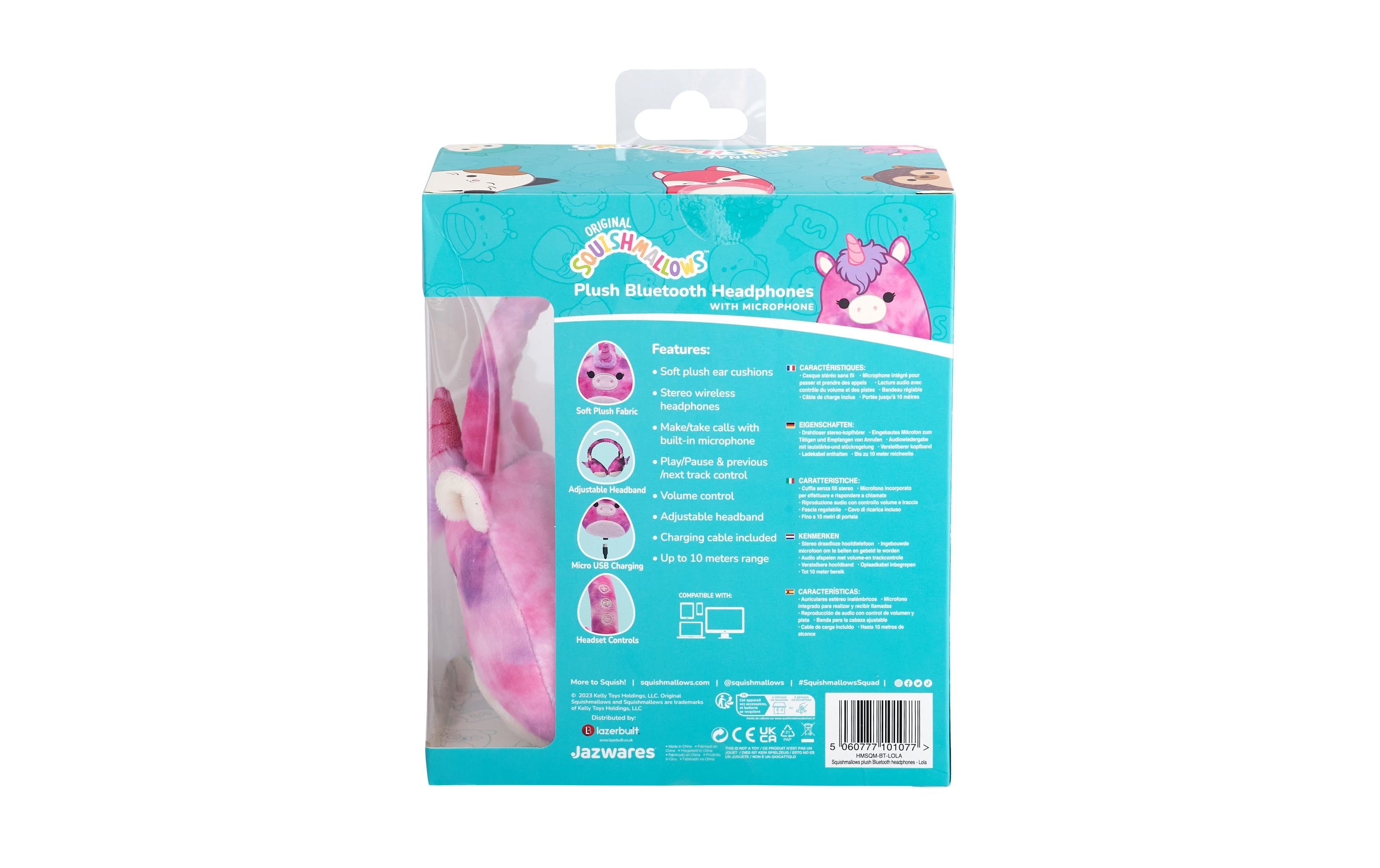 Lazerbuilt Lola Bluetooth Kinderkopfhörer Violett/Pink