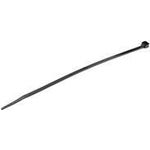 StarTech.com 20cm(8") Cable Ties, 4mm(1/8") wide, 55mm(2-1/8") Bundle Diameter, 22kg(50lb) Tensile Strength, Nylon Self Locking Zip Ties with Curved Tip, 94V-2/UL Listed, 100 Pack, Black (CBMZT8B)