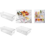 metaltex Frigo-System Organizer, klein, transparent Material: Polystyrene PS, zur Kühlschrank-Organisation, - 1 Stück (235405000)
