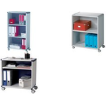 AKTENREGAL MOBIL 2 OH GRAU (DM2K2.02)