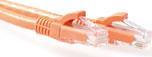 ACT Orange 3 meter U/UTP CAT6 patch cable snagless with RJ45 connectors. Cat6 u/utp snagless or 3.00m (IS1503)
