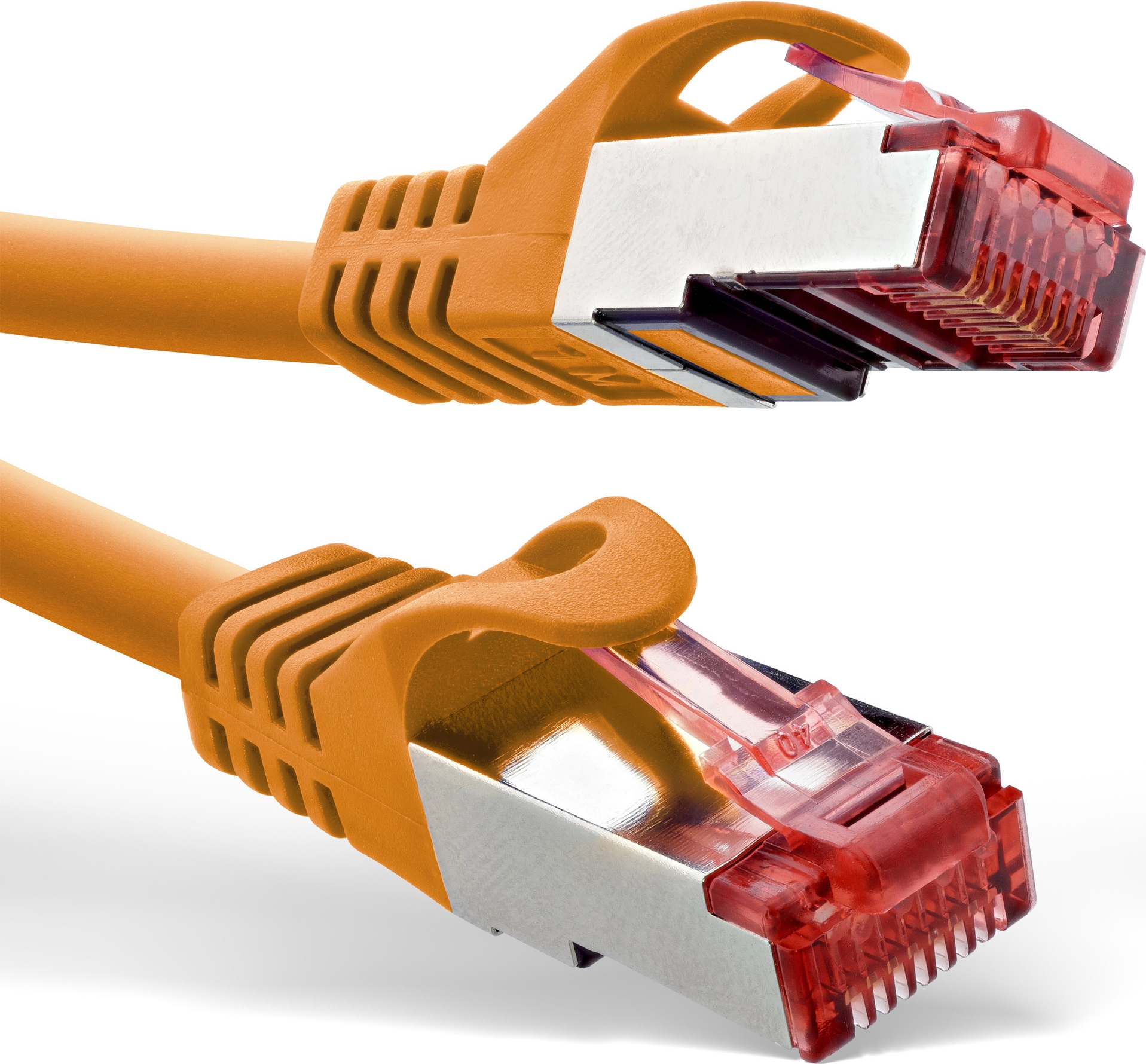 InLine Patchkabel S/FTP (PiMf) Cat.6 2 m Orange