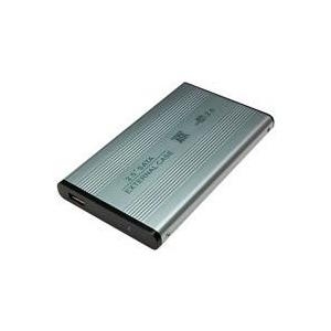 Geh. LogiLink 2.5" USB 2.0/SATA Silber ALU o. NT (UA0041A)
