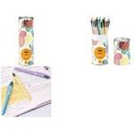 BIC Druckkugelschreiber 4 Colours Mineral Tones, 8er Dose Strichstärke 0,32 mm, Strichfarbe: blau, rot, grün, schwarz, - 1 Stück (303300)