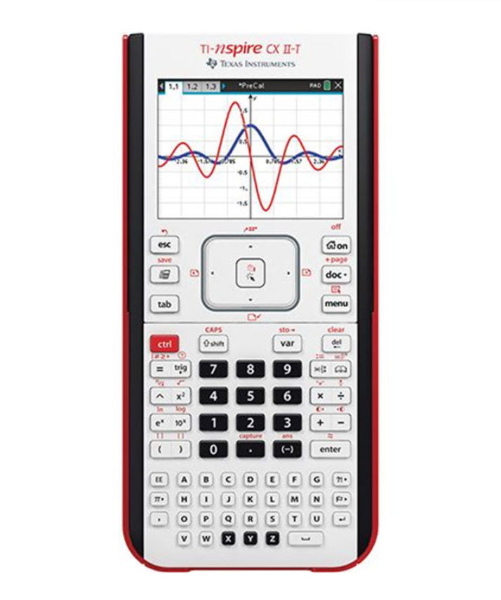 Texas Instruments TI-Nspire CX II-T Grafikrechner Schwarz/Weiß
