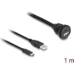 Delock USB-Kabel USB, 24 pin USB-C (M) zu USB, 24 pin USB-C (W) (88102)