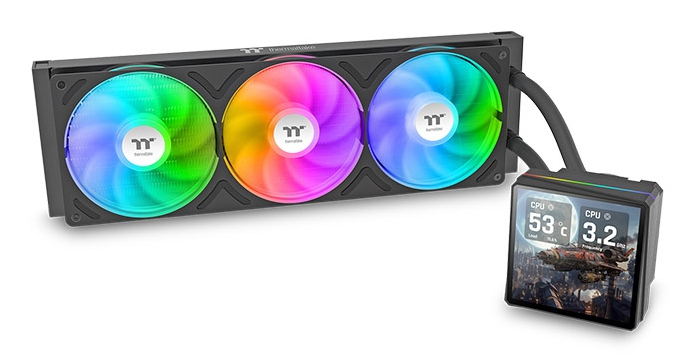 Thermaltake TH360 V3 Ultra ARGB Sync All-in-One-Flüssigkeitskühler Schwarz