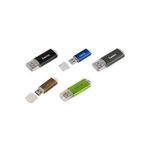 hama USB 2.0 Speicherstick FlashPen "Laeta", 64 GB, grün Datentransferrate: 10 MB/Sek., mit abnehmbarer Verschlusss- (104300)