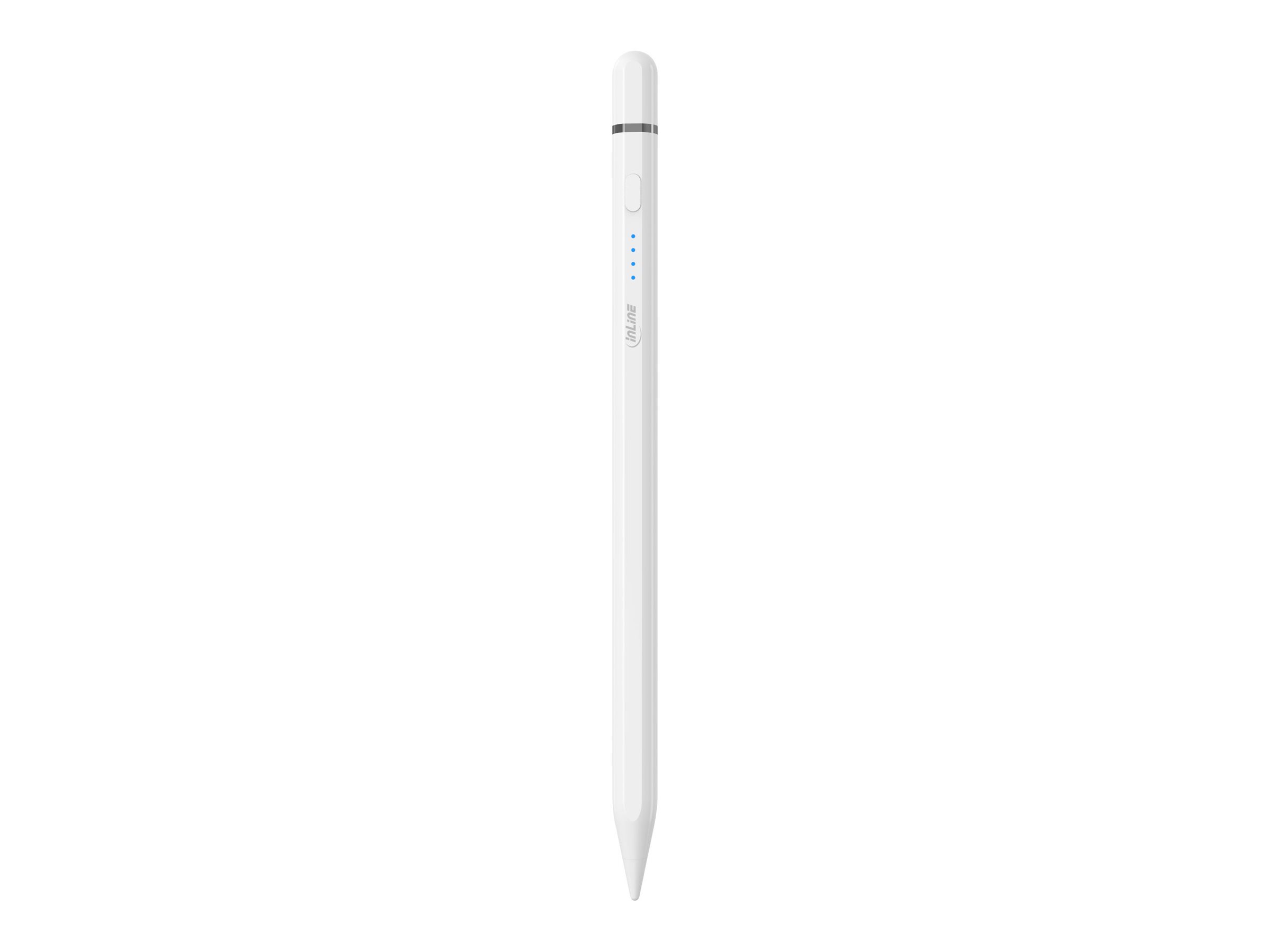 InLine Aktiver Tabletstift für Apple iPad USB-C 12 h Weiß