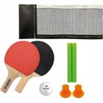 DONIC SCHILDKRÖT Mini-Tischtennis Set Inhalt: 2 FSC-Schläger (140 x 90 mm), 1 Ball, 1 Netz - 1 Stück (788460)