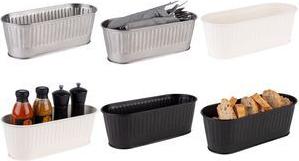 APS Besteckbehälter UTENSILO, Edelstahl matt poliert aus Edelstahl 18/10, stapelbar, spülmschinengeeignet, - 1 Stück (11752)