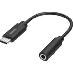 Hama Adapter, a) von 1x USB-C Stecker, b) auf 1x Klinkenkupplung 3,5mm, stereo (00205282)