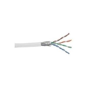 InLine® Patchkabel Cat.5e, weiß, SF/UTP, AWG26, PVC, 100m (72099W)