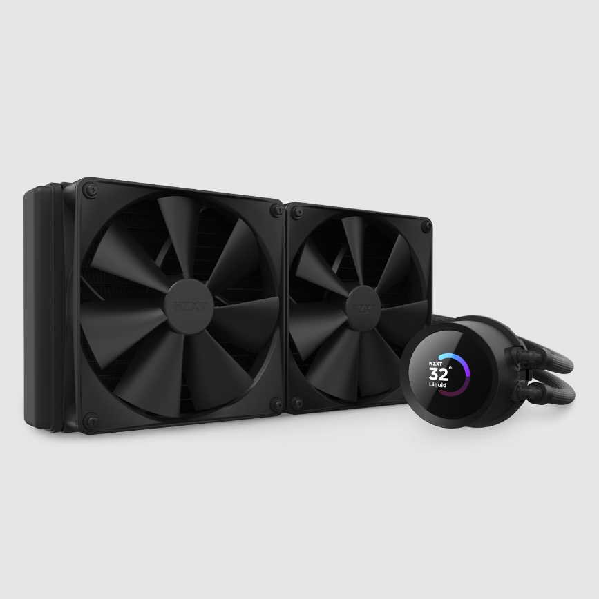 NZXT Kraken 280 AIO-Flüssigkeitskühler 280 mm Mattschwarz