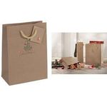 5 Geschenktaschen Christmas with apples Motiv 17.0 x 23.0 cm (GT041)