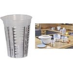 keeeper Messbecher "mario", 0,25 Liter, PP, transparent integrierte Mess-Skalen, Durchmesser: 90 x (H)115 mm - 1 Stück (1049300115500)