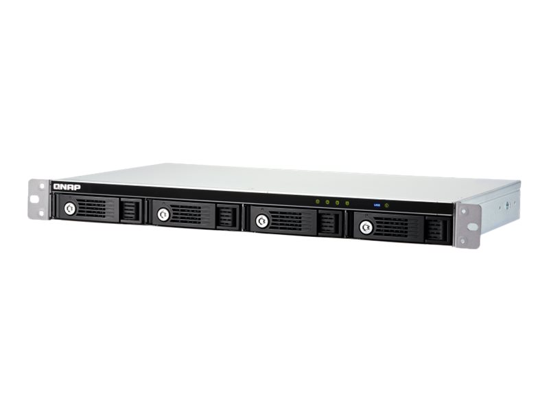 QNAP TR-004U 1U 4-Bay NAS-Erweiterung RAID Schwarz, Silber