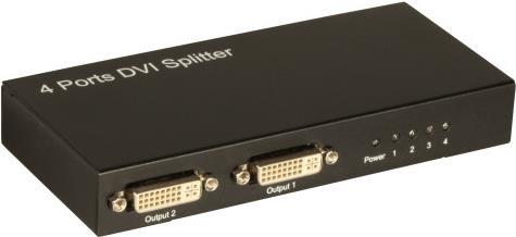 EFB-Elektronik DVI Monitor-Splitter 4-Port, unterstützt HDCP Hersteller: EFB Elektronik (ME2001)