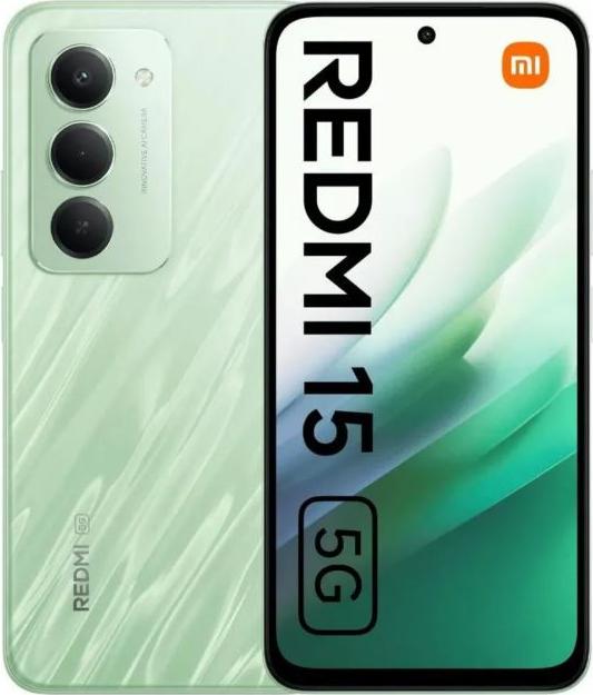 Xiaomi Redmi 15 5G Dual SIM Smartphone 8+256GB Ripple Green (MZB0L9ZEU) (geöffnet)