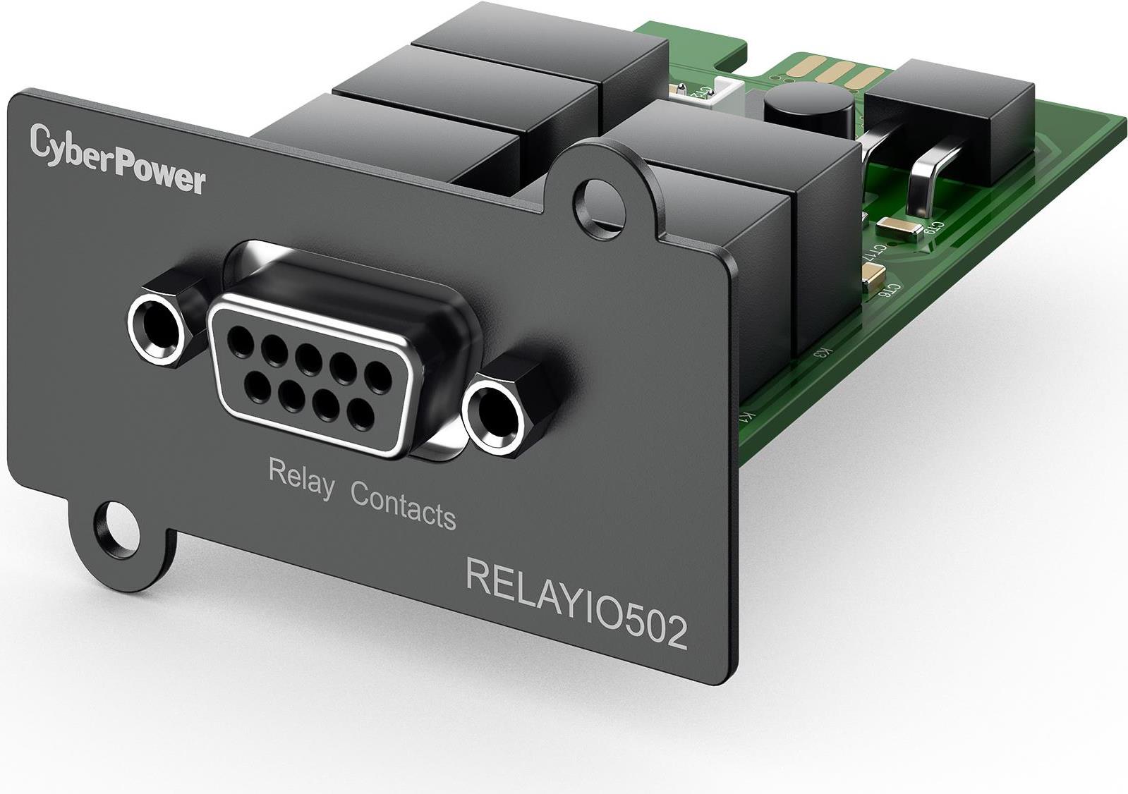 CyberPower RELAYIO502 Relay Control Card, Potentialfreie Relaiskontakt, Anschluss Terminal, für PR/OL/OLS Serie. (RELAYIO502)
