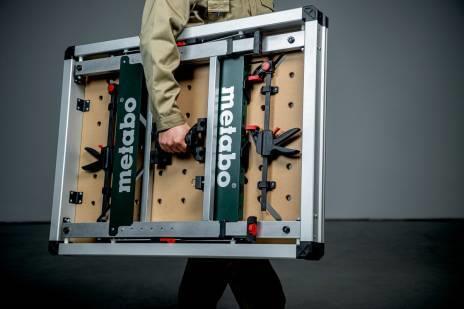 Metabo Multifunktionstisch MWB 100 Aluminium Rechteckig Beige Metallisch