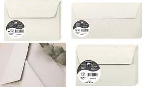 Pollen by Clairefontaine Briefumschlag C6, Natura 100 % Recyclingpapier, 120 g/qm, Maße: 114 x 162 mm, - 1 Stück (55011C)