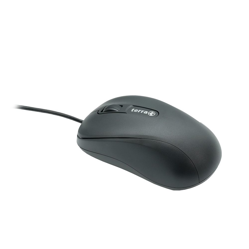 TERRA 1500 Kabelgebundene Maus USB 1,8 m Schwarz