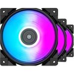 PCCOOLER 3in1 120mm Halo Gehäuselüfter in RGB (HALO-RGB-3I1)