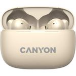 Canyon CNS-TWS10BG Kopfhörer & Headset True Wireless Stereo (TWS) im Ohr Anrufe/Musik/Sport/Alltag USB Typ-C Bluetooth Beige (CNS-TWS10BG)