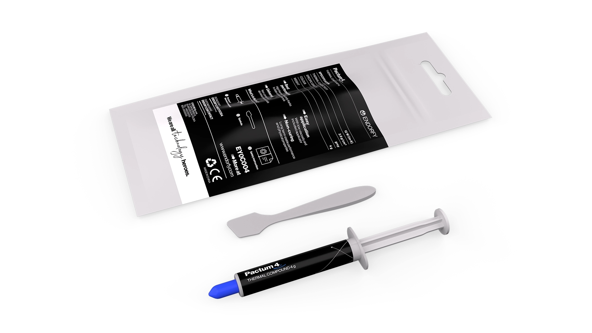 Endorfy Pactum 4 Wärmeleitpaste 12 W/m·K 4 g Grau