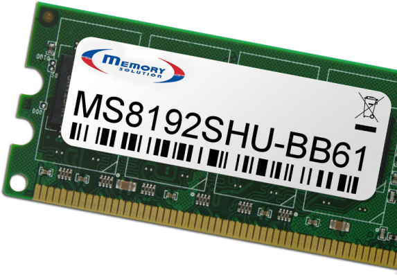 Memory Solution MS8192SHU-BB61 Speichermodul 8 GB (MS8192SHU-BB61)