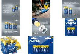 VARTA Alkaline Batterie Longlife Power, Baby (C), 6er Typ: LR14, 1,5 Volt, im Blister - 1 Stück (04914121416)