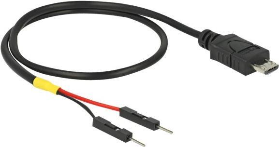 Delock USB Stromkabel Micro-B auf 2 x Pfostenstecker einzeln Strom 30 cm (85408)