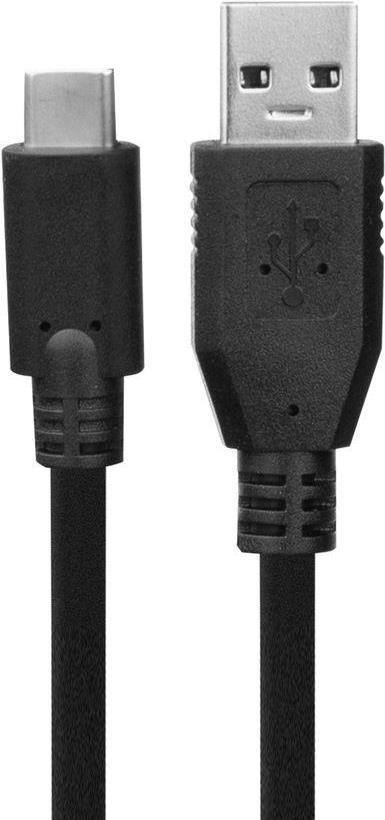 ACT AC3020 USB Kabel 1 m USB 3.2 Gen 1 (3.1 Gen 1) USB A USB C Schwarz (AC3020)