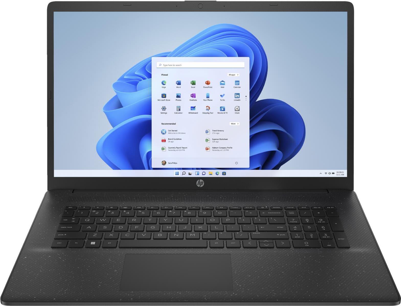 HP 17-cp2033ng 43.94cm 17.3Zoll FHD AMD Ryzen 3 7320U 8GB 512GB SSD UMA W11H Jet (A33TKEA#ABD)