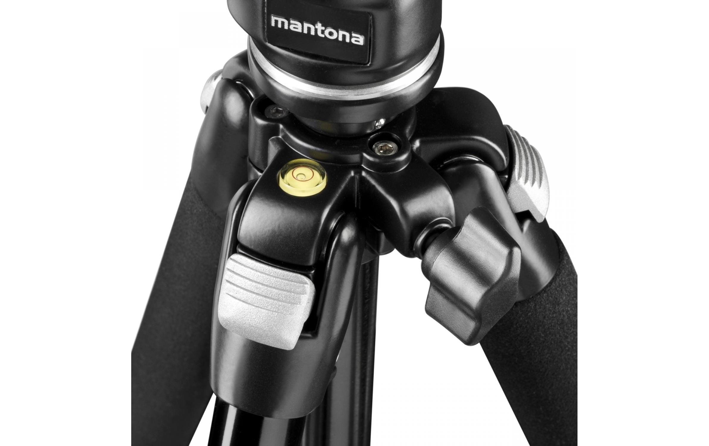 mantona Scout MAX Set Stativ 157 cm Aluminium Schwarz