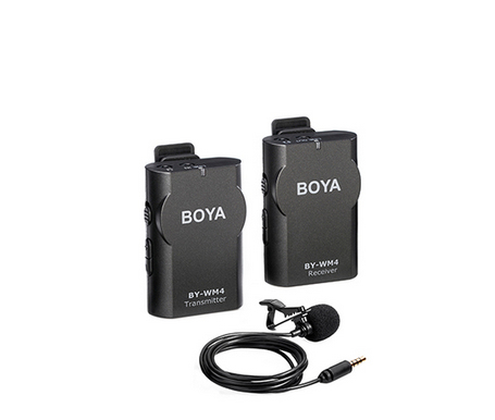 BOYA BY-WM4 PRO-K3 Drahtloses Mikrofonsystem für iPhone/iPad (Lightning) Schwarz