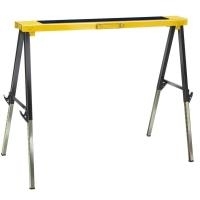 brennenstuhl Falt-Arbeitsbock MB 120 KH, schwarz-gelb standfester Stahlbock, schlag- und kratzfeste Kunststoffbe- (14446